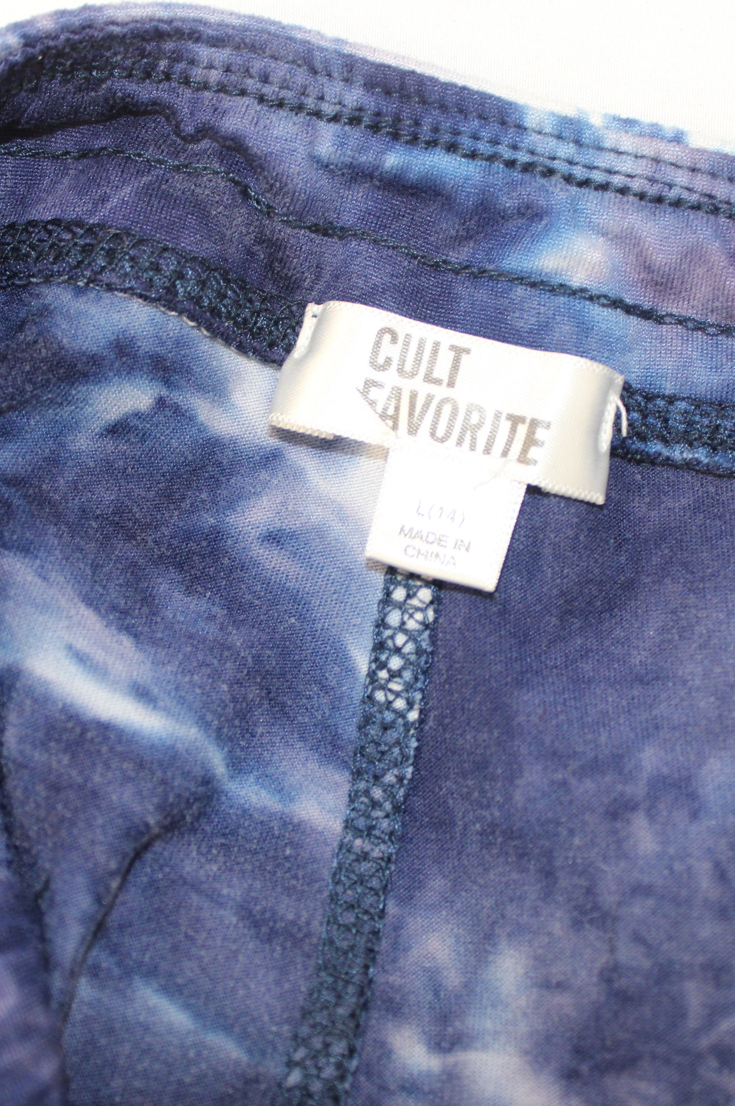 Cult Favorite Tie Dye Pants, Blue, Youth L(14)