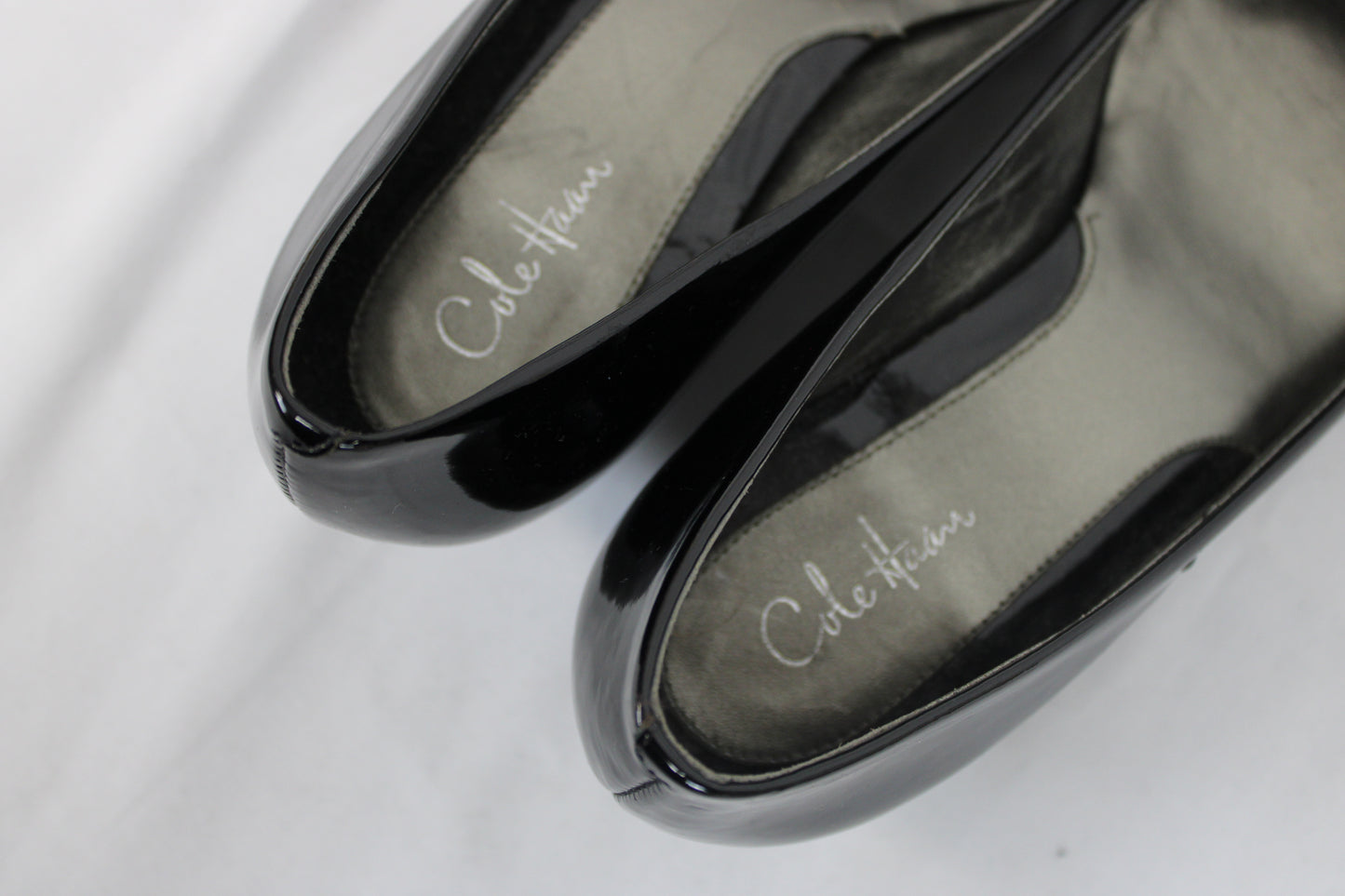 Cole Haan Open Toe Heels, Black, Women’s 8