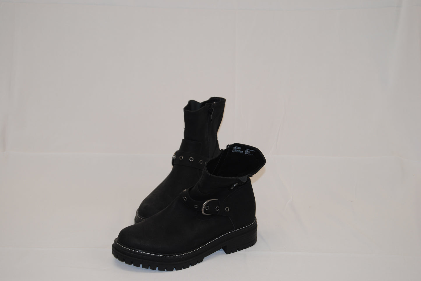 Time & Tru Black Harness Boot, Women's size 7