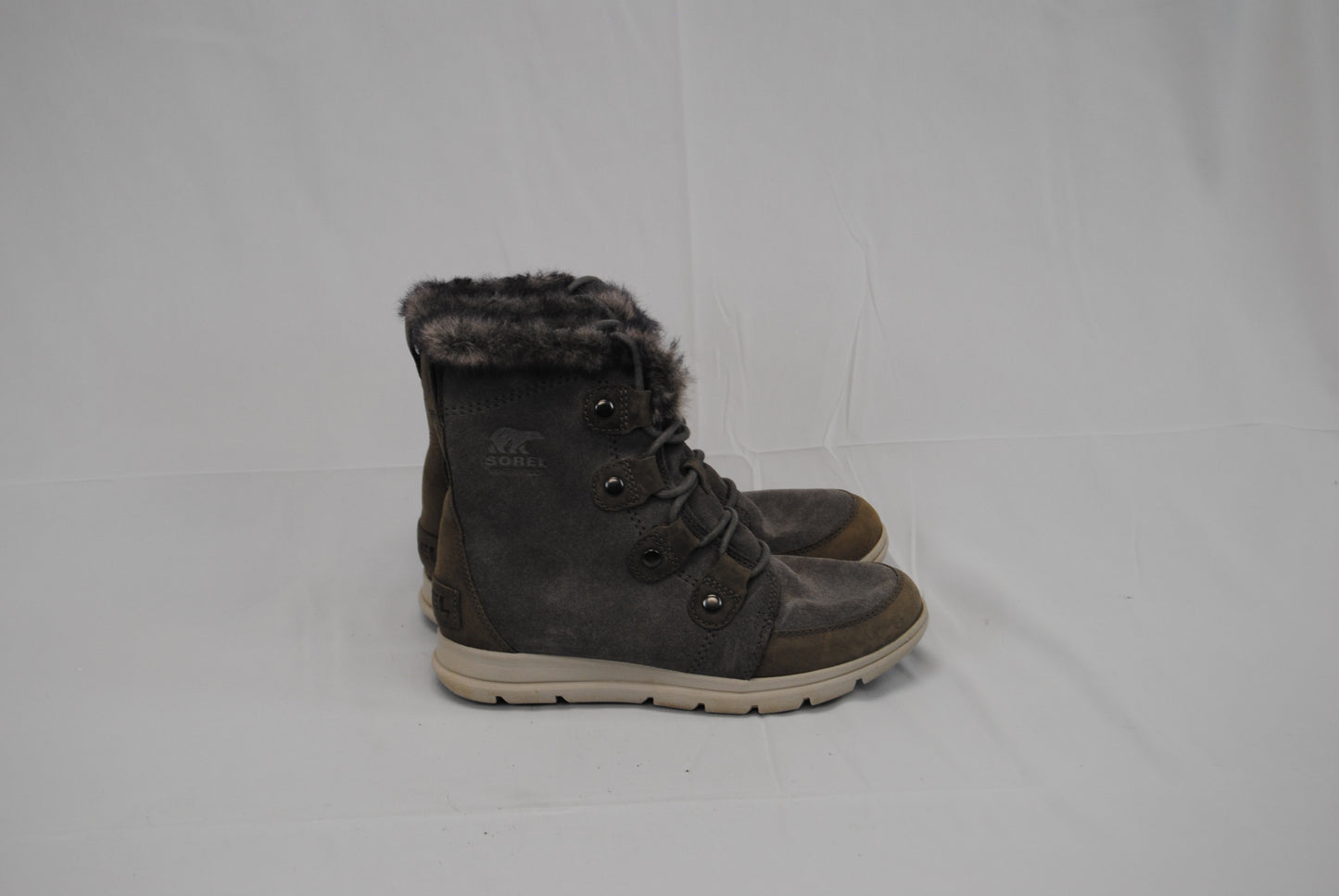 Sorel suede waterproof faux lined boot, women's 7.5