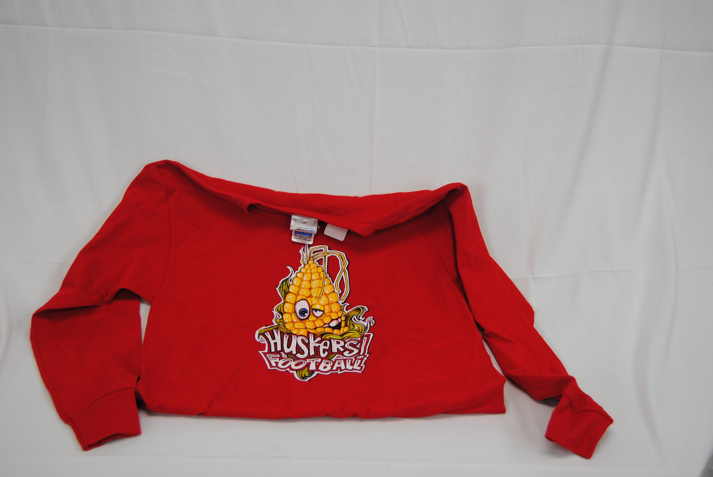 Nebraska Cornhuskers logo long sleeve tee, Women's L (new)