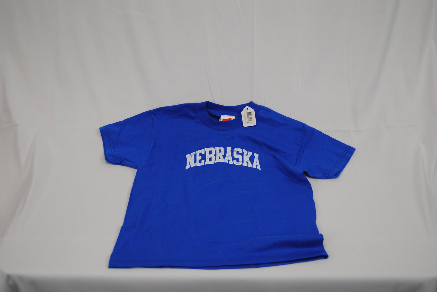 Nebraska tee shirt, royal blue, Boy's XSmall (4-6) (new)