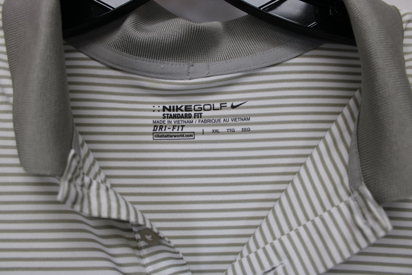 Nike Golf Standard Fit Dri-Fit Polo, Gray, Men’s XXL