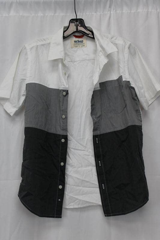 Urban Pipeline Color Block Button Up Shirt, Youth XL