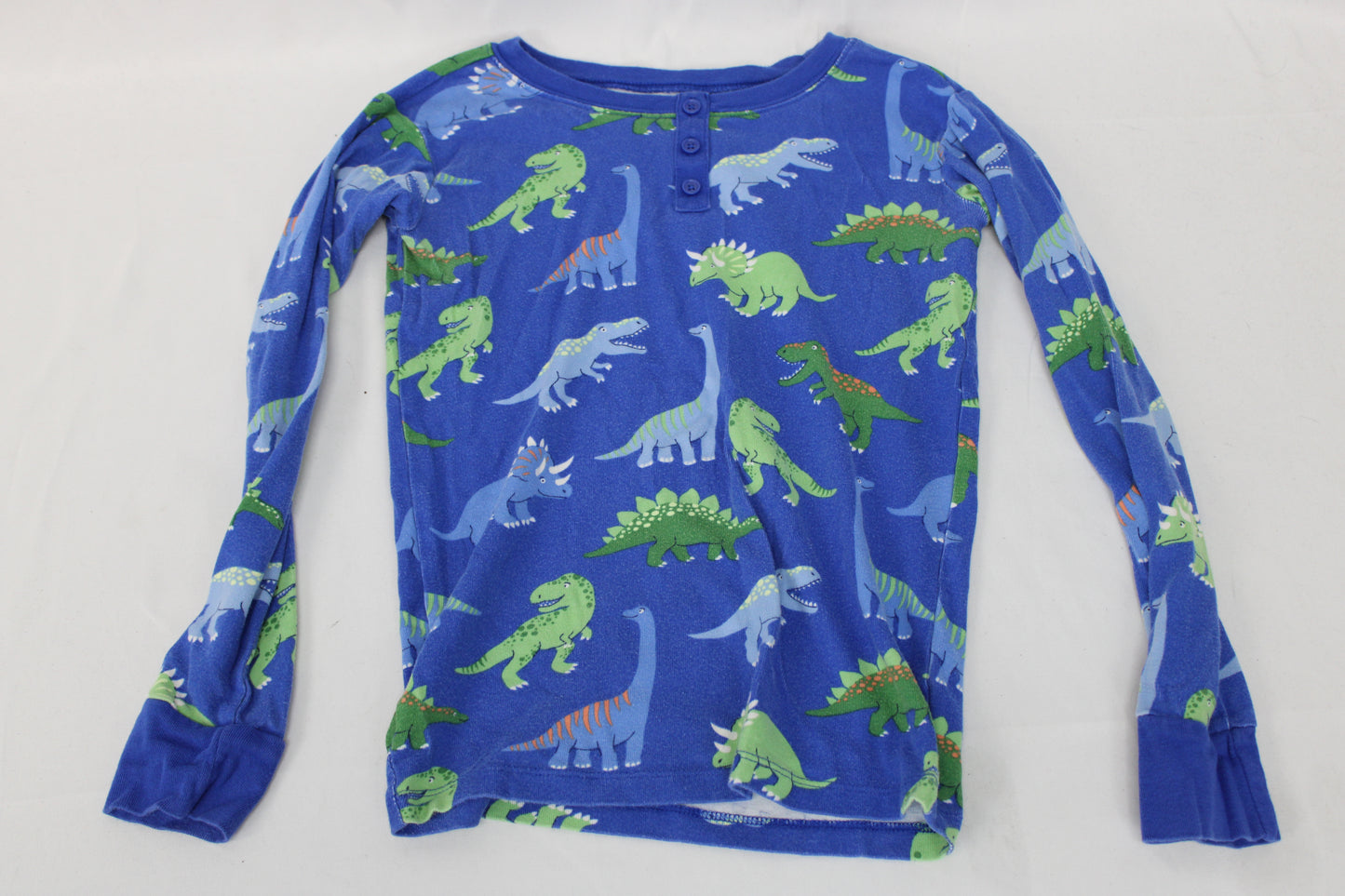Gymboree Dinosaur Pajama Set, Blue, Youth L