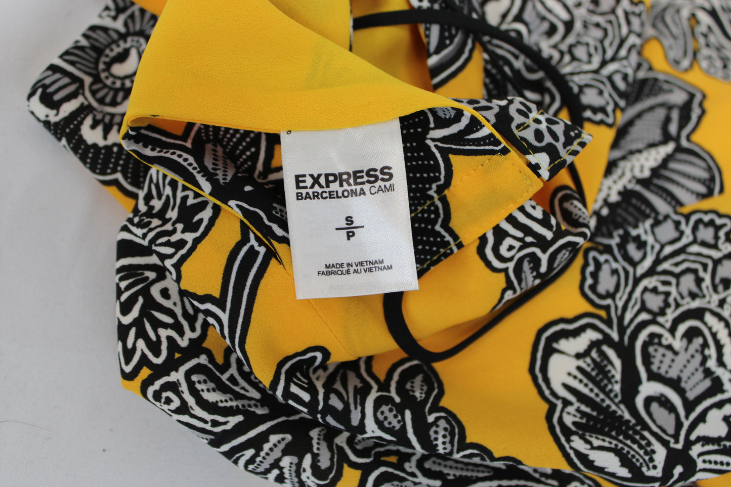 Express Barcelona Cami, Yellow, Women’s S