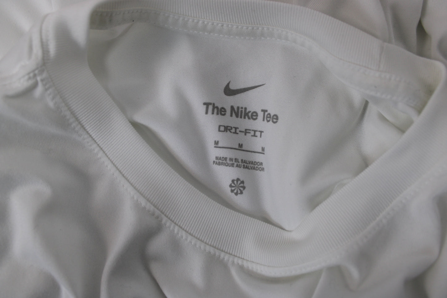 The Nike Tee Dri-Fit Long Sleeve Shirt, White, Men’s M