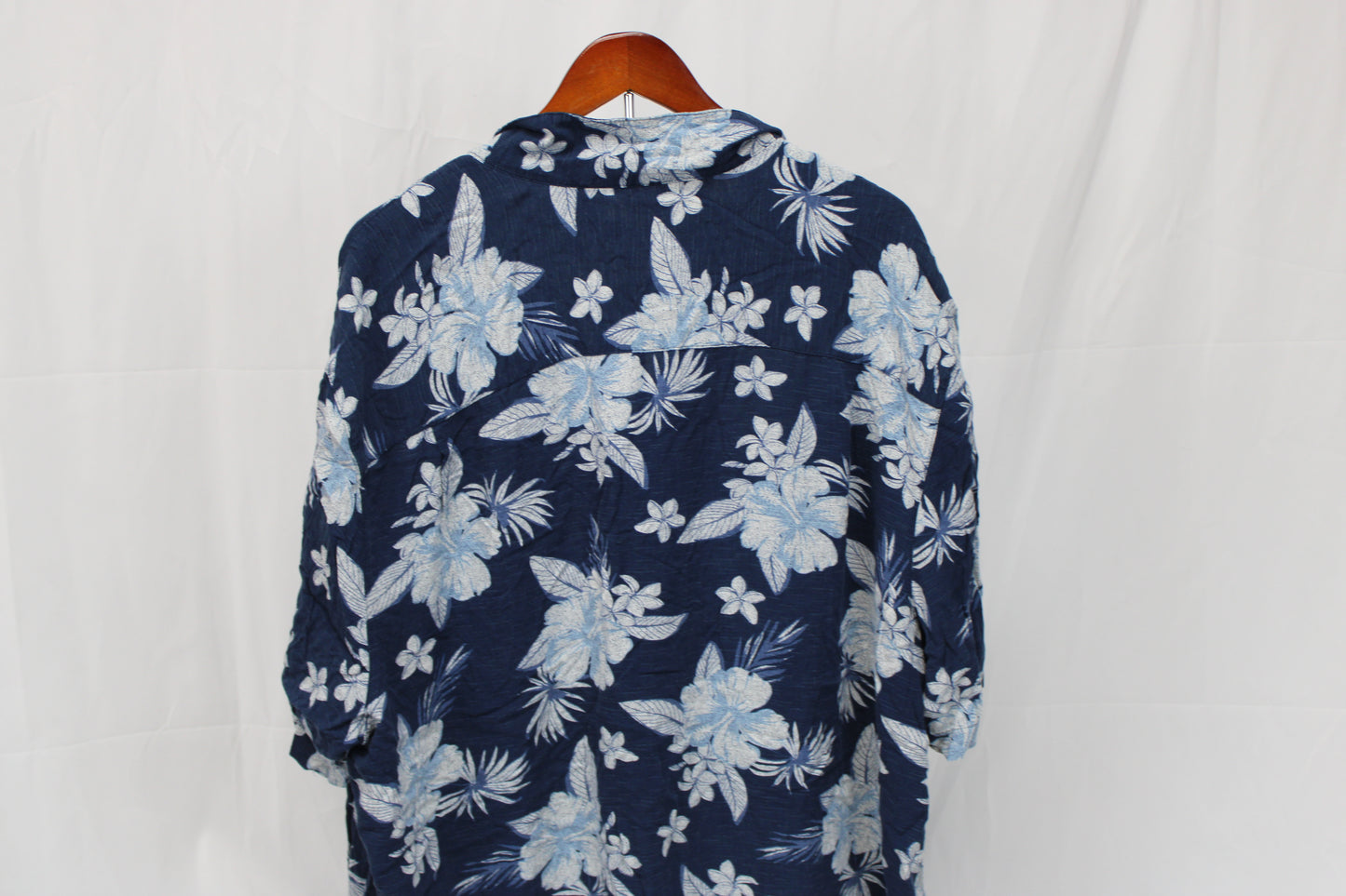 George Short Sleeve Button Down Dress Shirt, Floral Print, Men’s XXXL