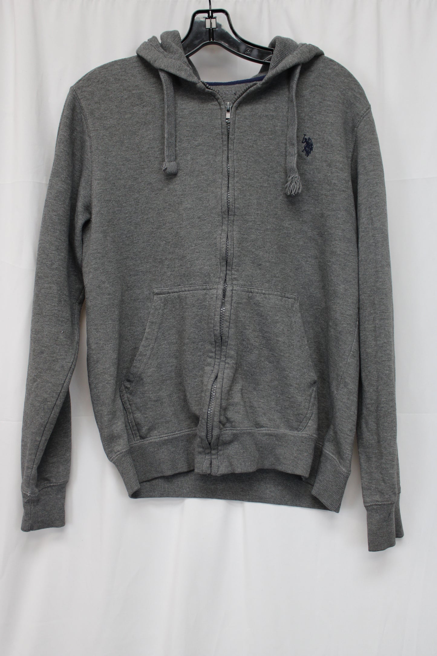 U.S. Polo Zip Up Jacket, Gray, Men’s M