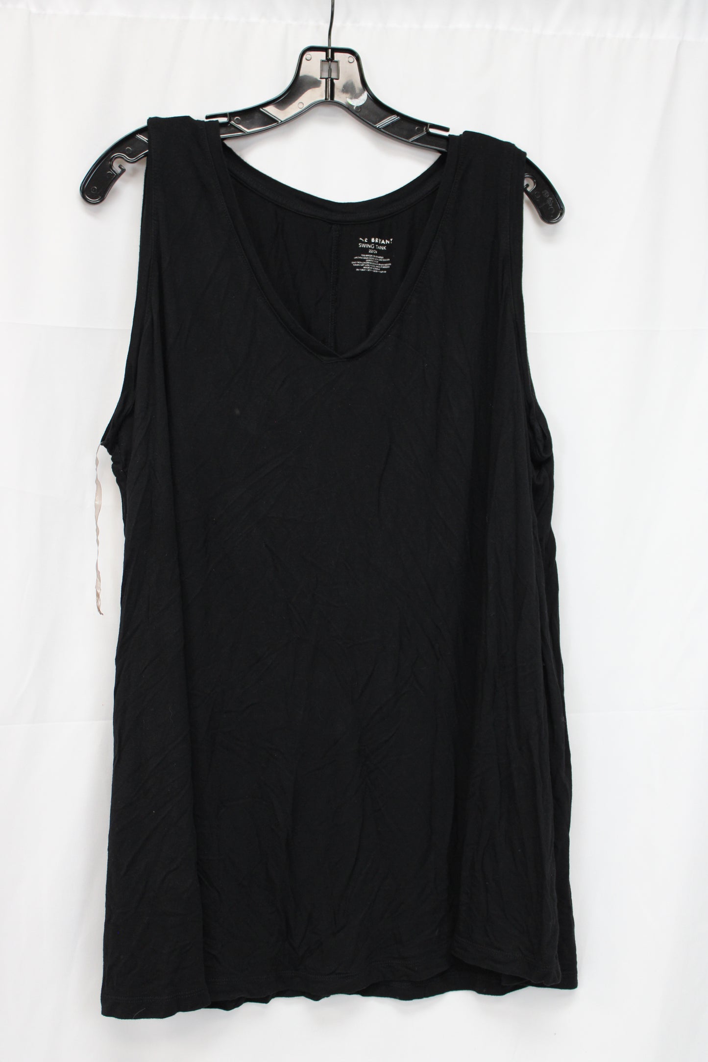 Lane Bryant Active Tank Top, Black, 22/24