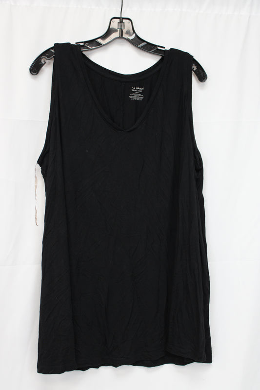Lane Bryant Active Tank Top, Black, 22/24