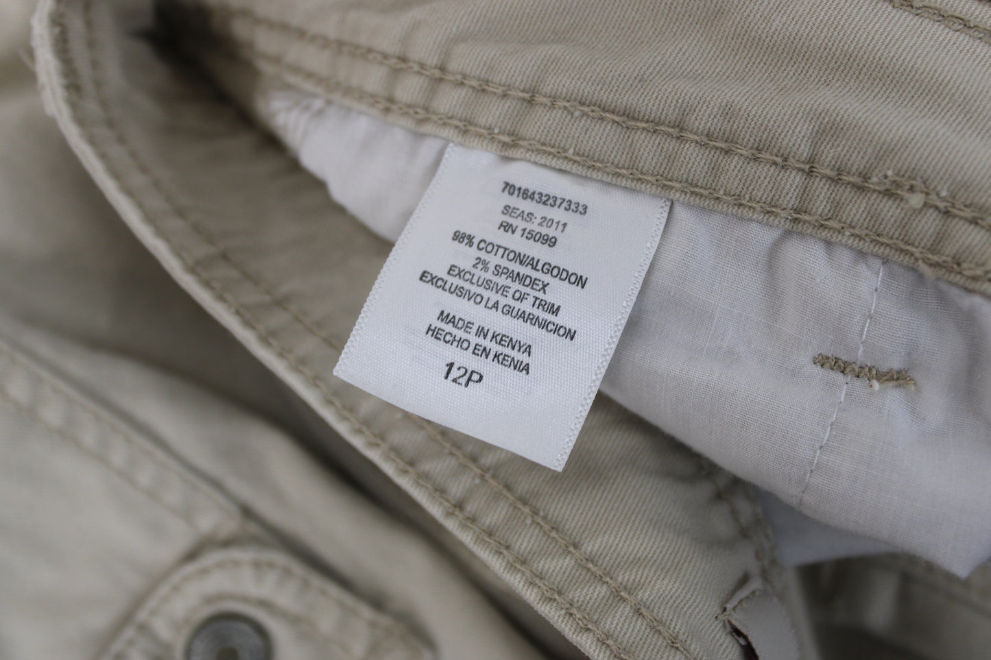 Covington Cargo Pants, Beige, Women’s 12 Petite