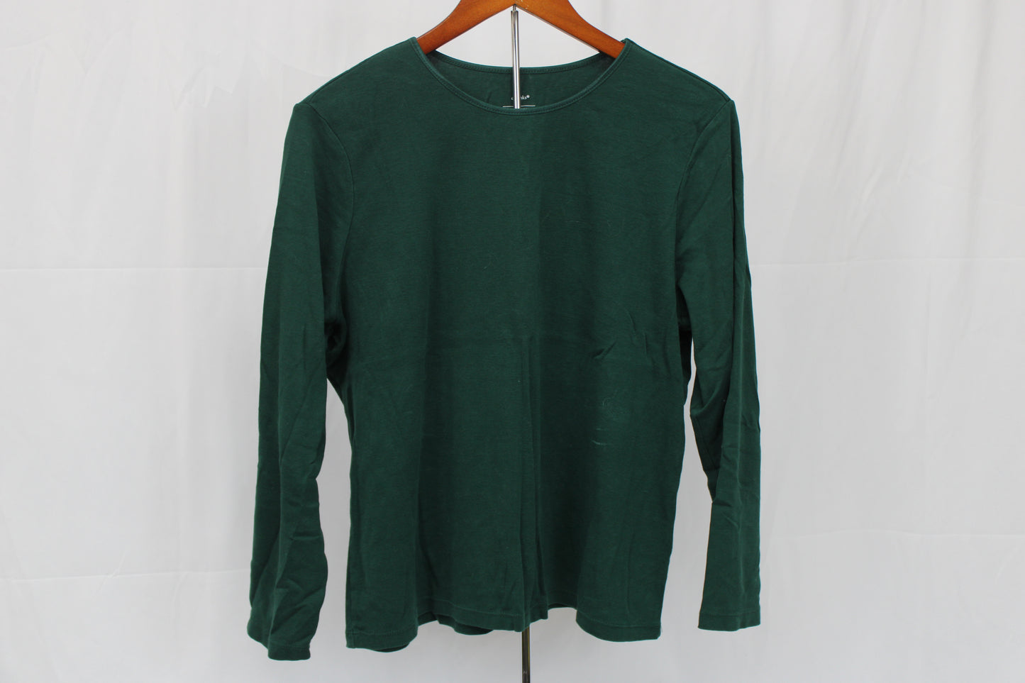 Cj Banks Long Sleeve T-Shirt, Green, Women’s X