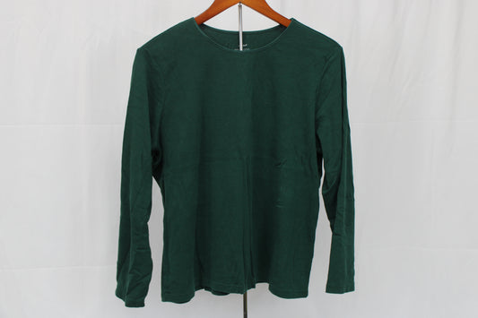 Cj Banks Long Sleeve T-Shirt, Green, Women’s X