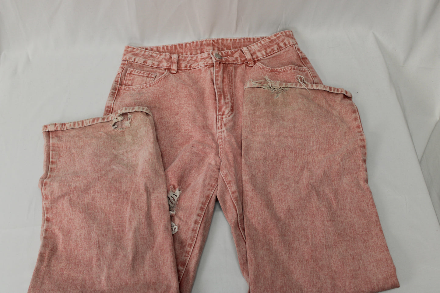 SHEIN Pink Ripped Jeans, Women’s L
