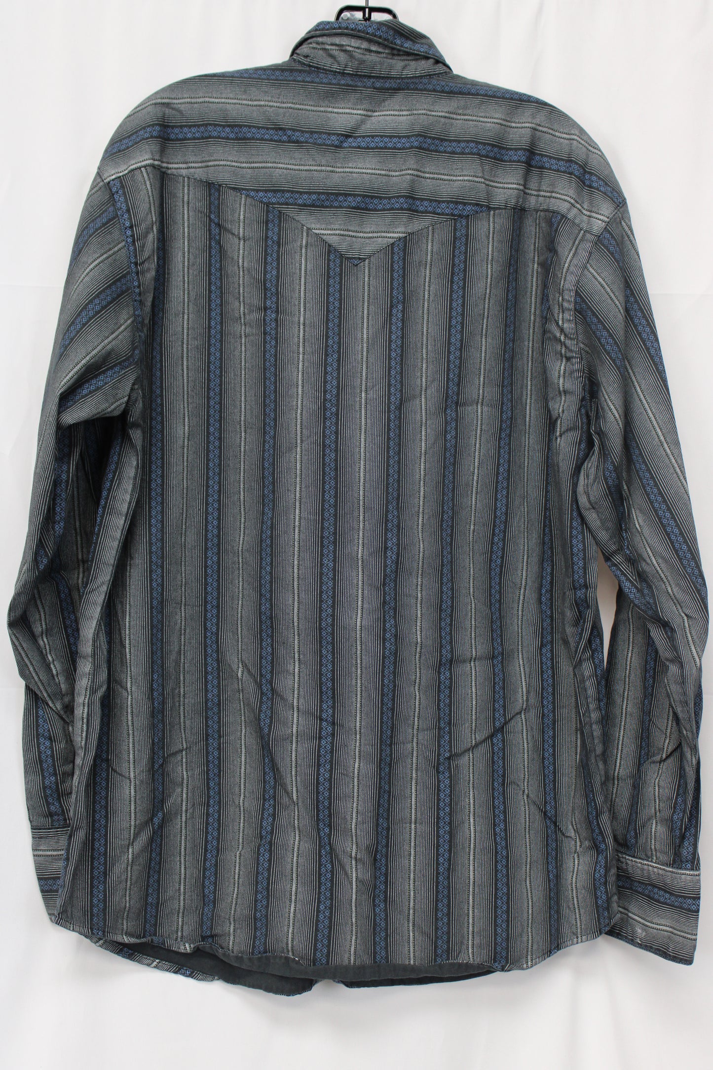 El General Striped Long Sleeve Button Up, Men’s L