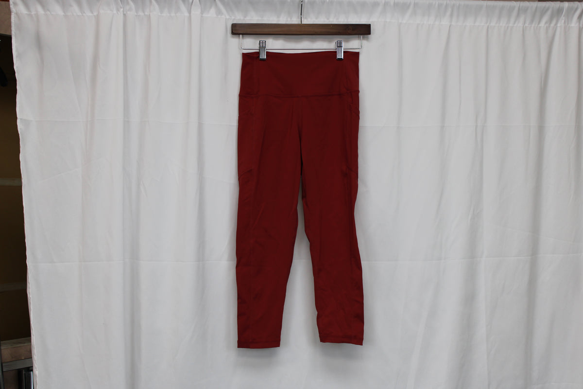 Zyia Active Capri Leggings, Red, Women’s 6/8