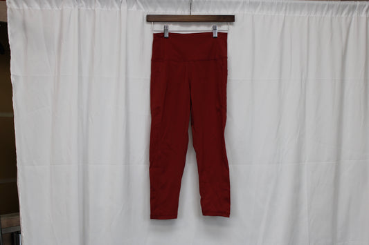 Zyia Active Capri Leggings, Red, Women’s 6/8
