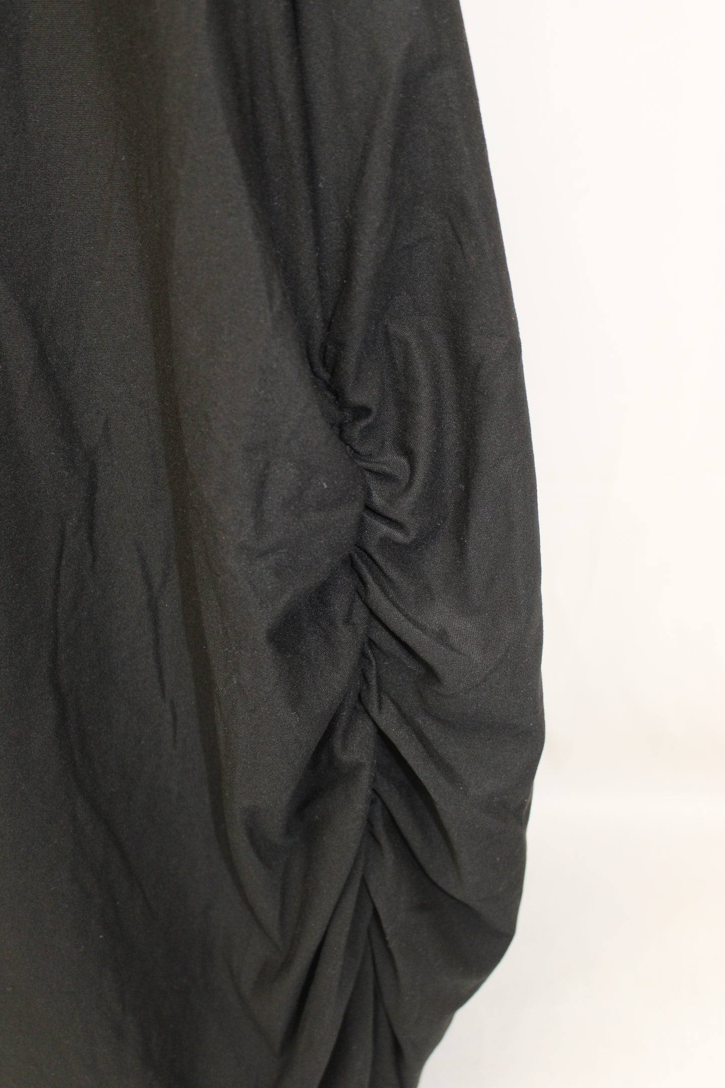 Time & Tru Cinched Tank Top, Black, Women’s XL