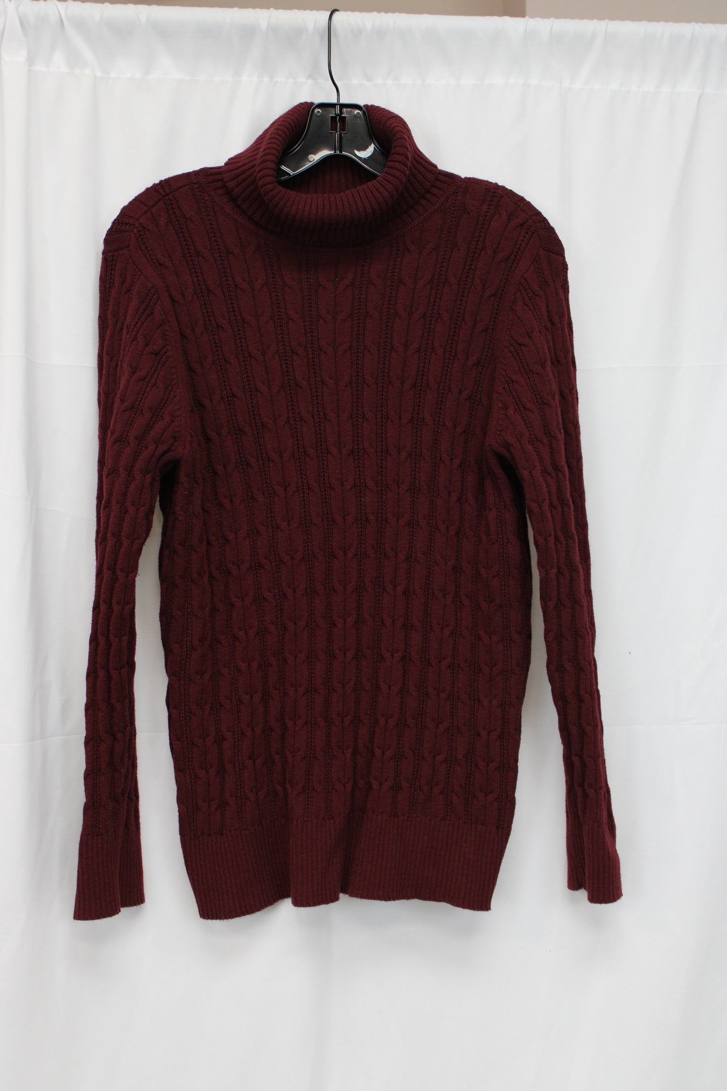 St. John’s Bay Long Sleeve Turtleneck Sweater, Red, Women’s XXL
