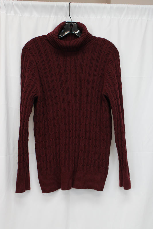 St. John’s Bay Long Sleeve Turtleneck Sweater, Red, Women’s XXL