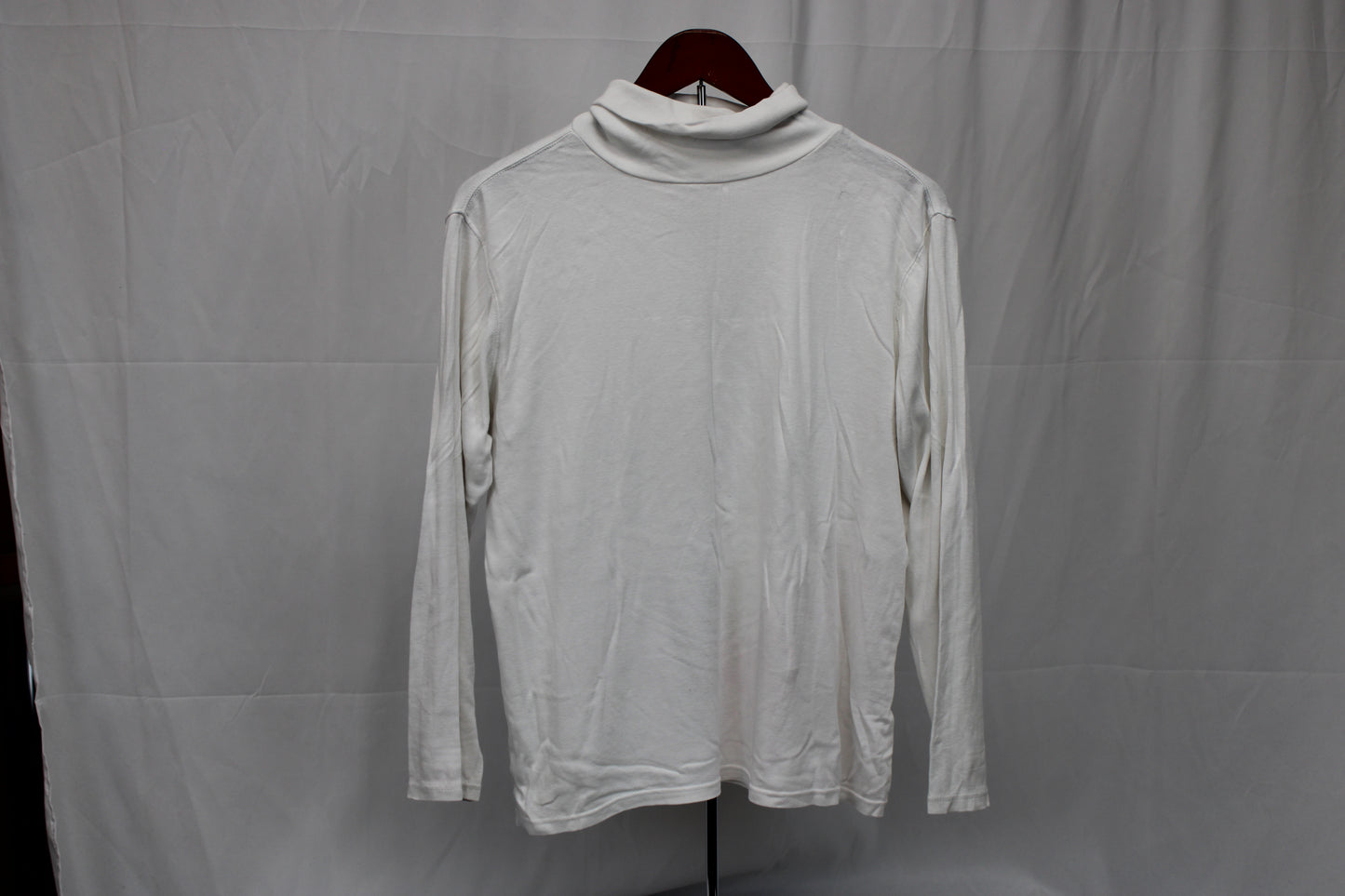 Northcrest Long Sleeve Turtleneck Shirt, White, Women’s L