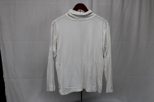 Northcrest Long Sleeve Turtleneck Shirt, White, Women’s L