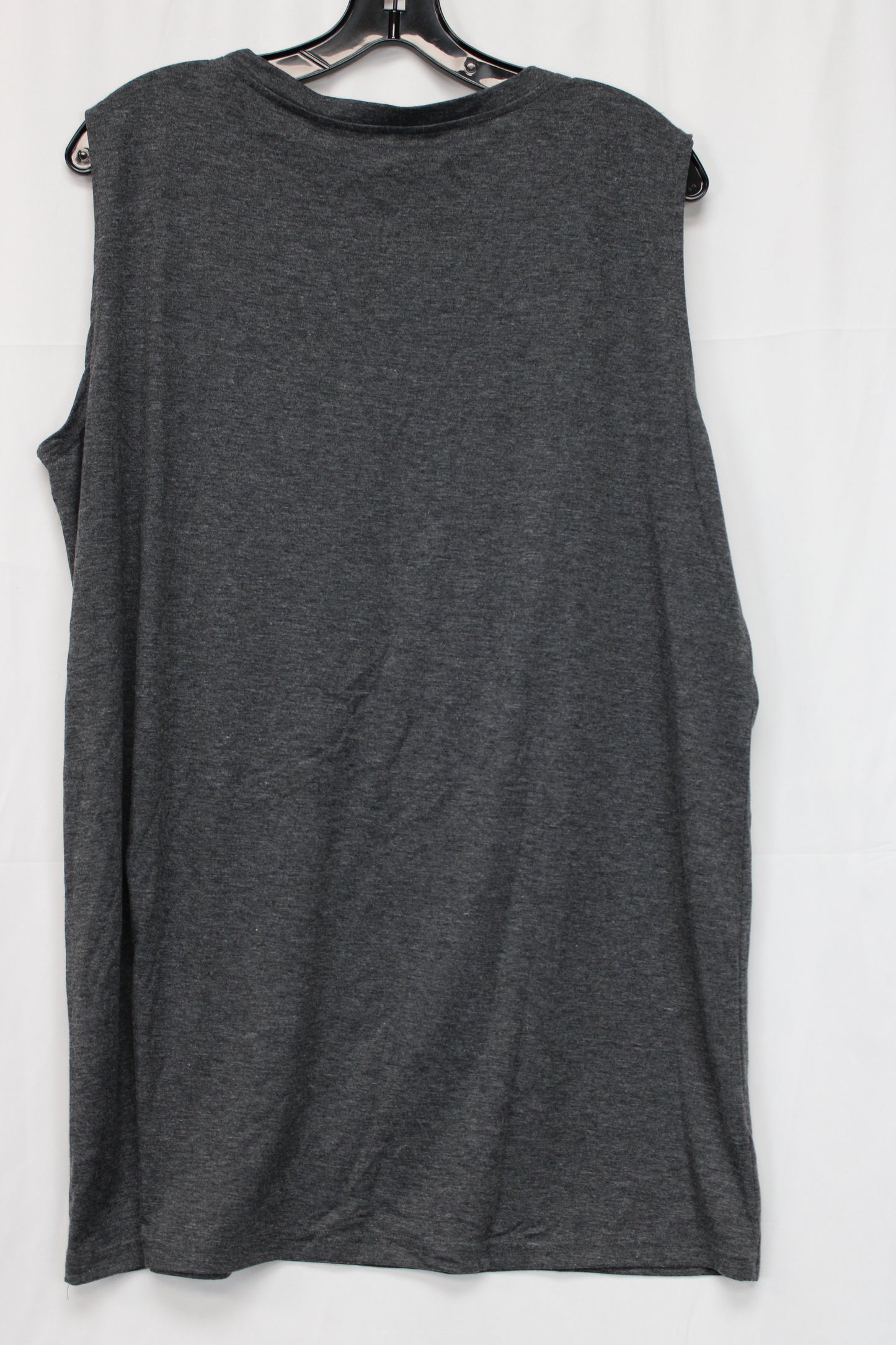 Women’s Pineapple Tank Top, Gray, XXL