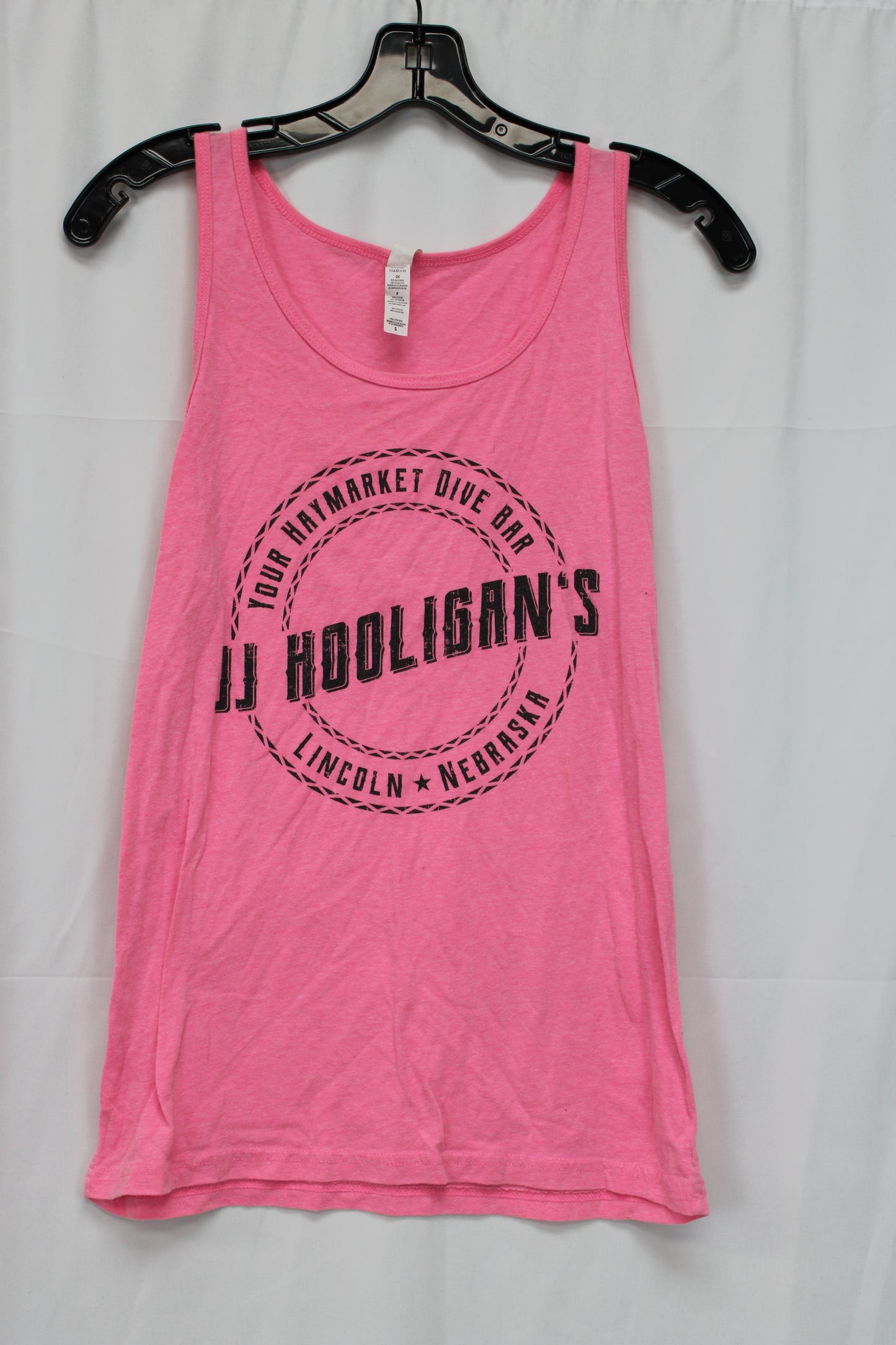 Bella & Canvas JJ Hooligans Tank Top, Pink, Women’s S