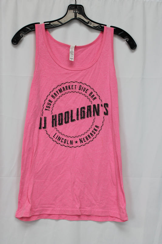 Bella & Canvas JJ Hooligans Tank Top, Pink, Women’s S