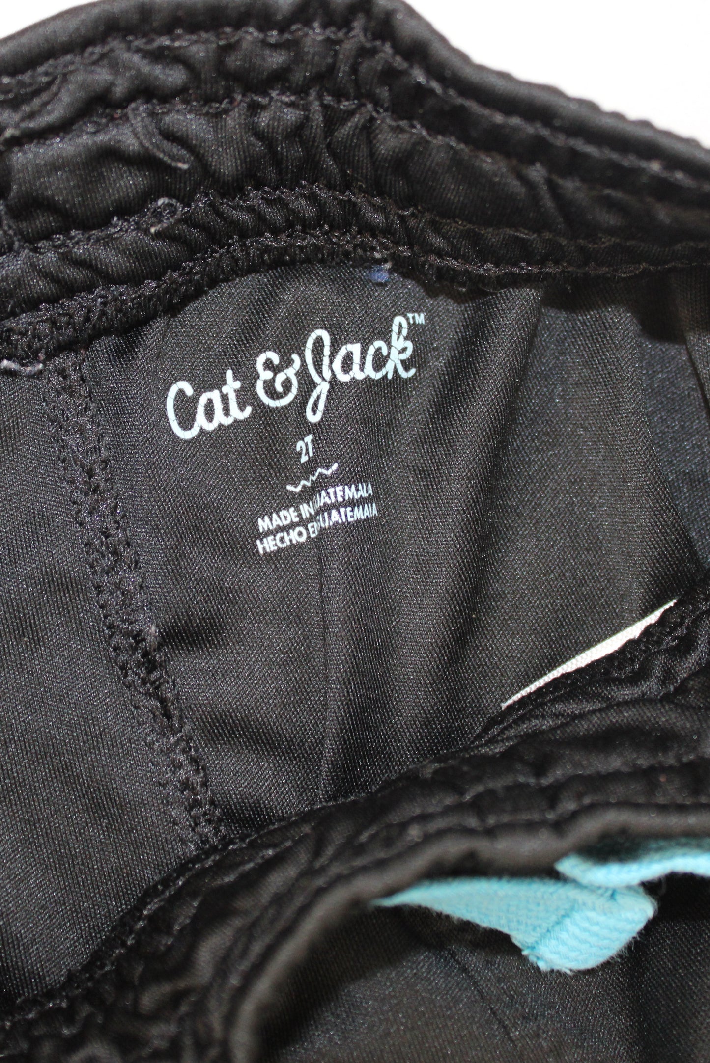 Cat & Jack Athletic Drawstring Shorts, Black, Boys 2T