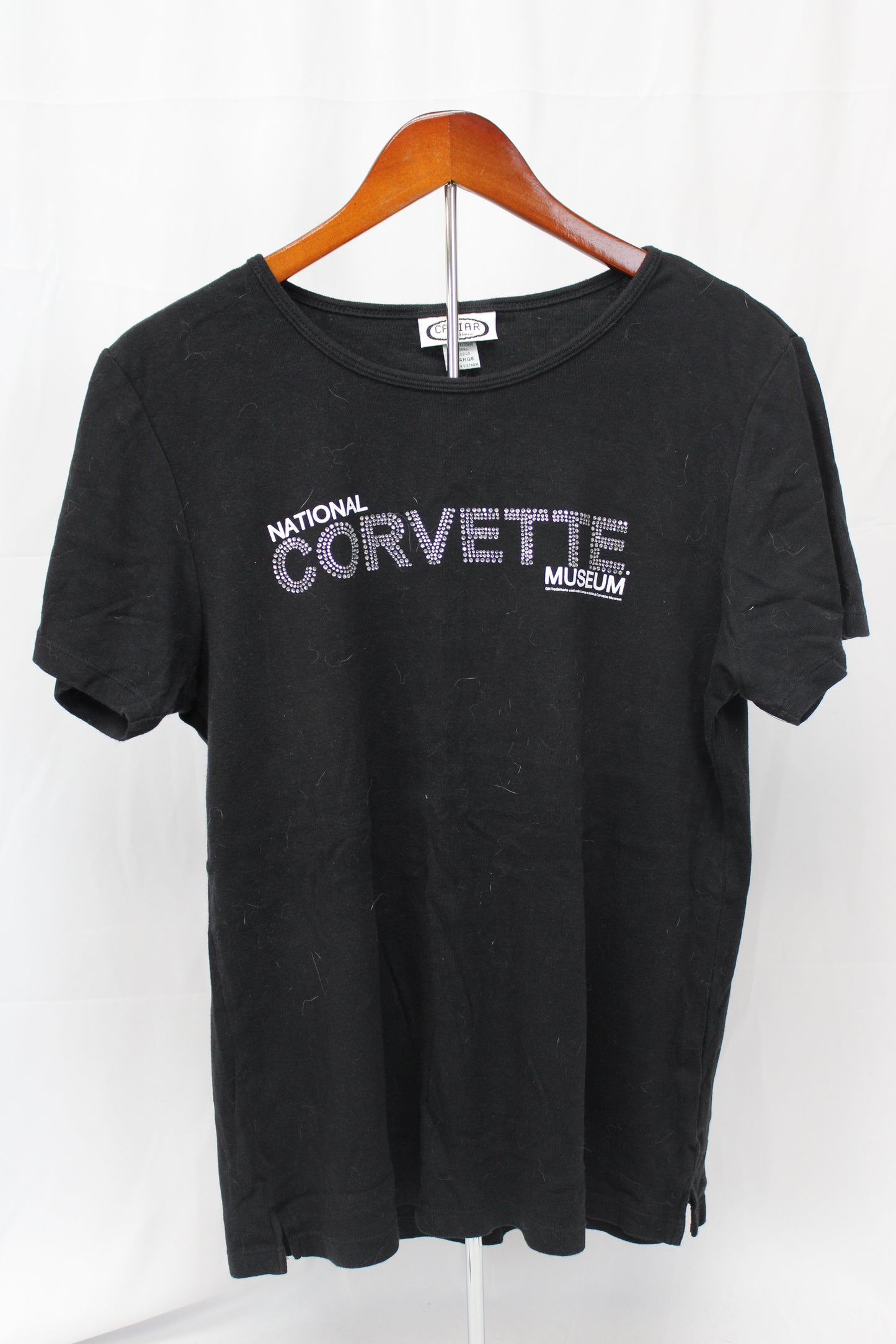 Caviar Corvette Short Sleeve T-Shirt, Black, Women’s XL