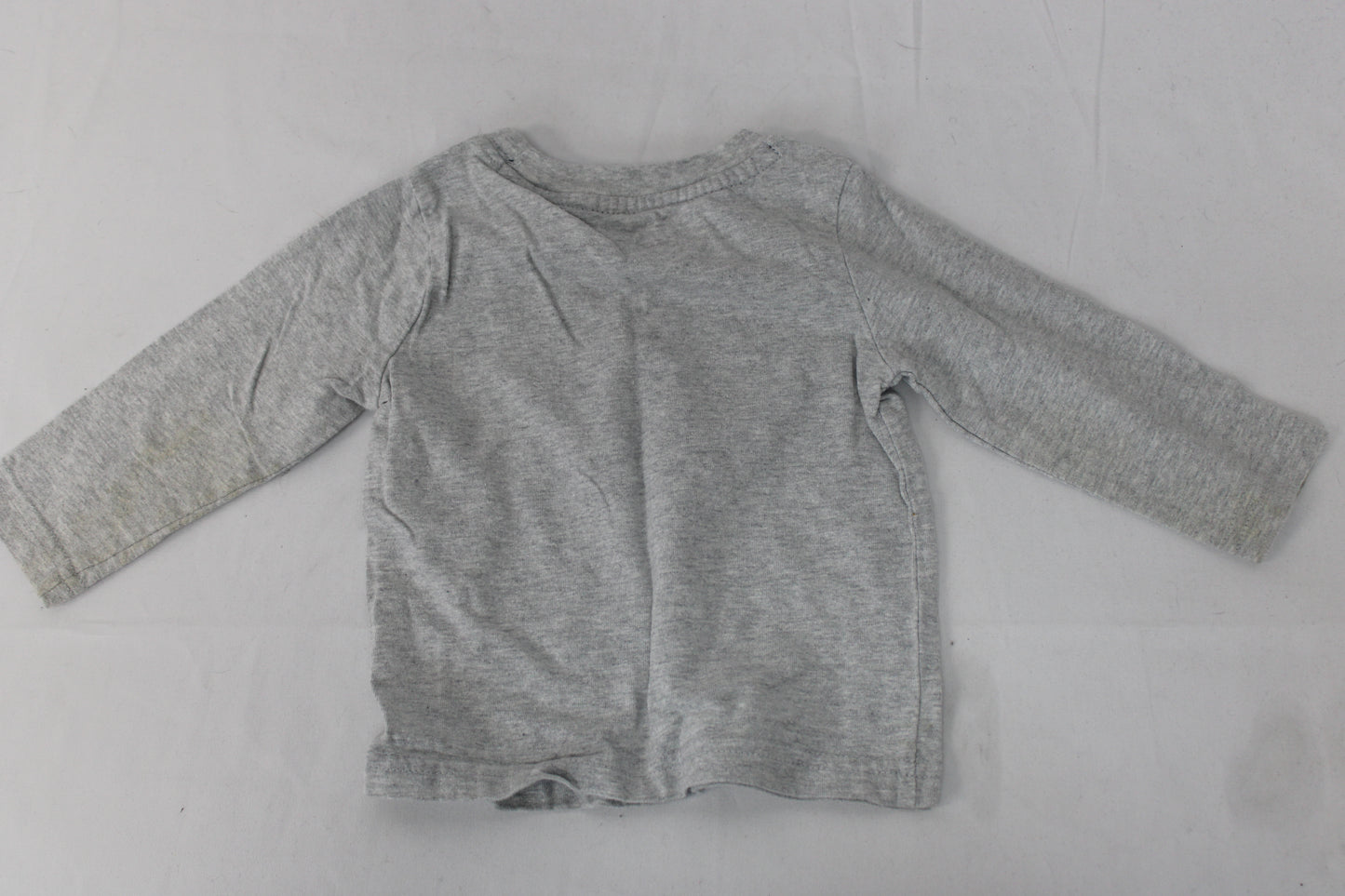 Gymboree Birthday Boy Long Sleeve T-Shirt, Gray, 6-12M