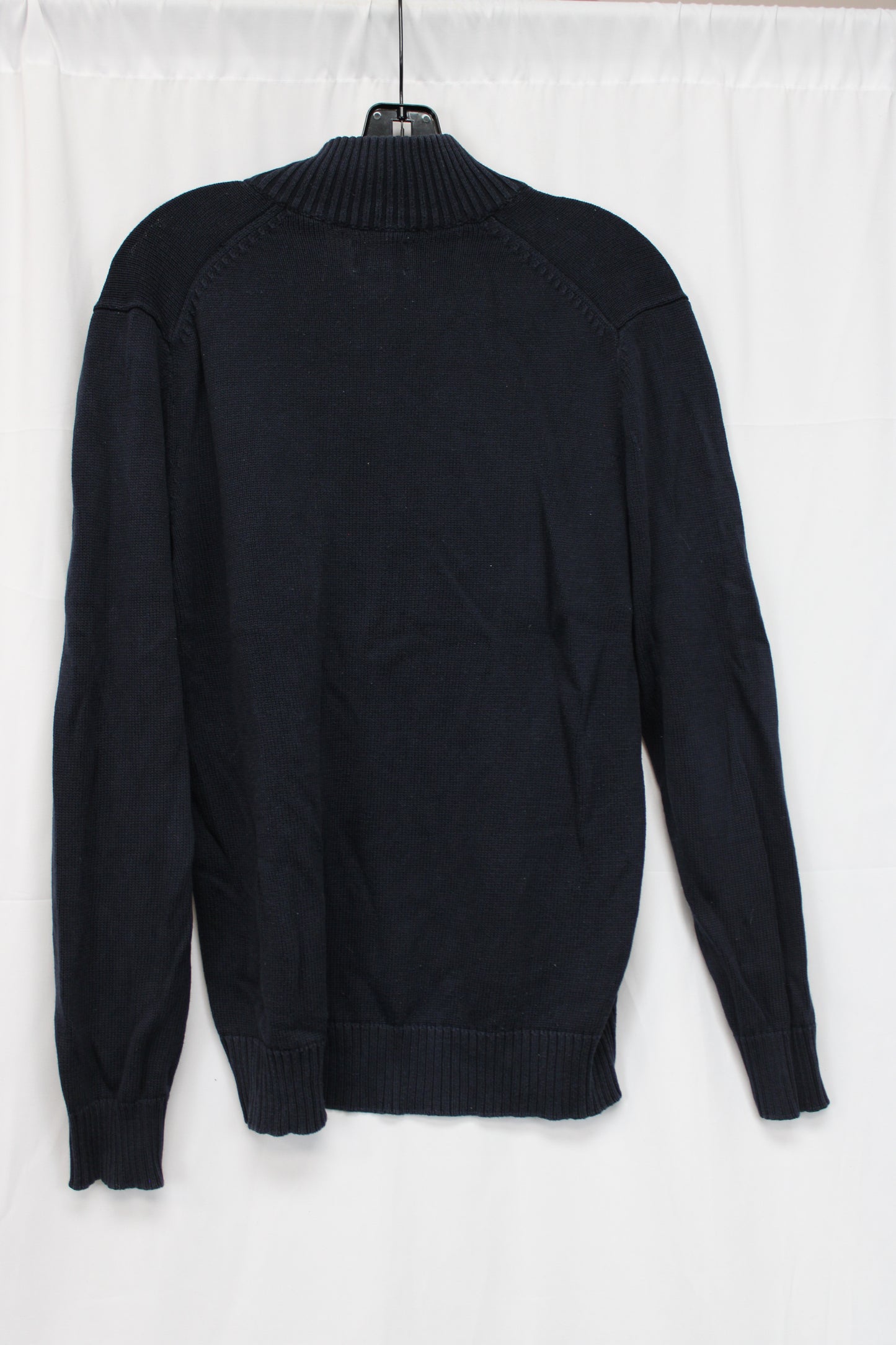 Jospeh Abboud Long Sleeve Sweater, Black, Men’s S