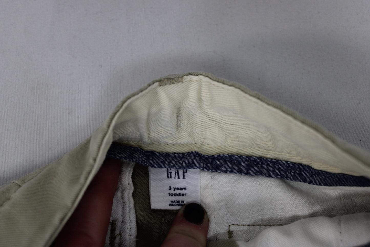 Gap Straight Leg Khaki Pants, Beige, Youth 3T