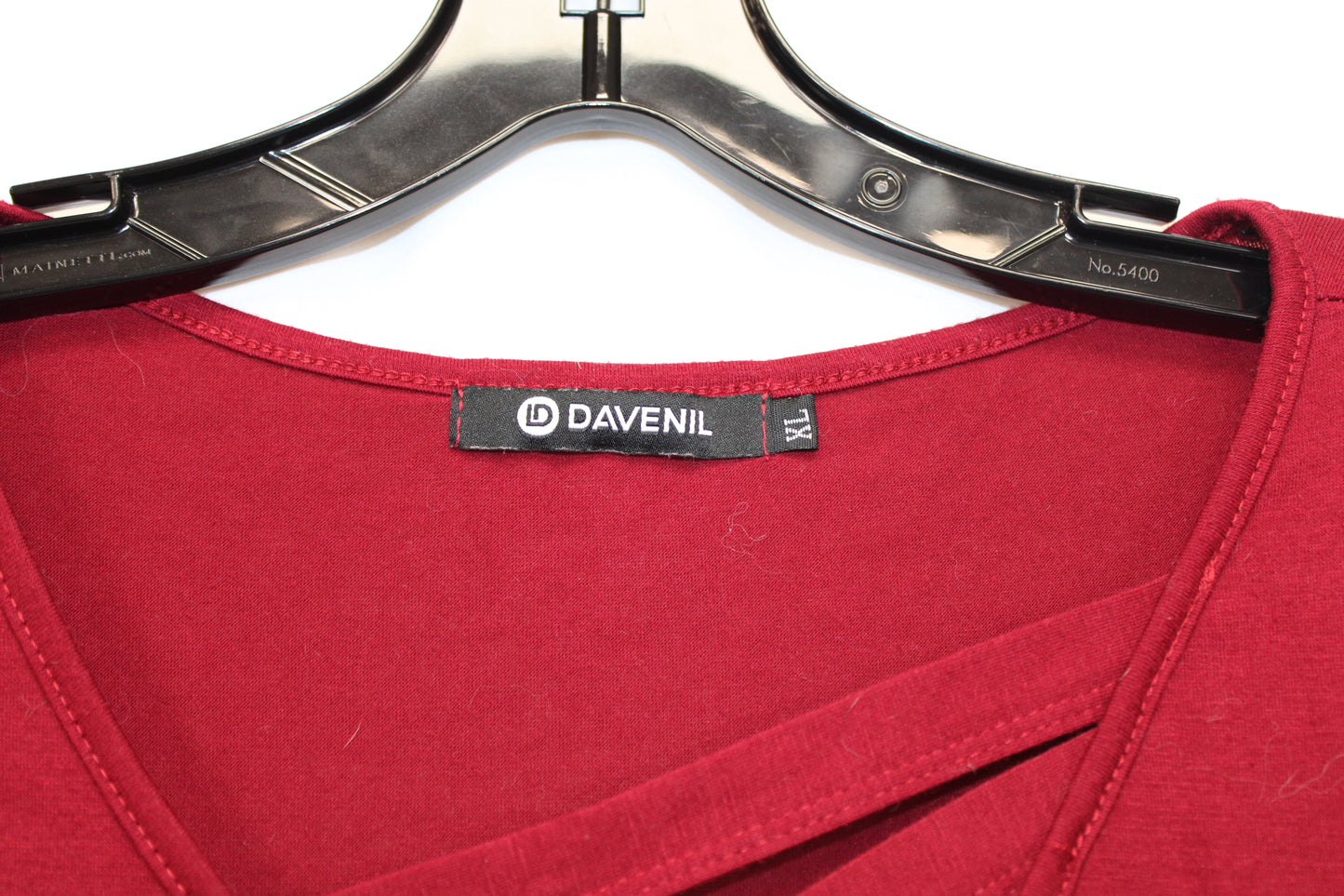 Davenil Long Sleeve Top, Red, Women’s XL