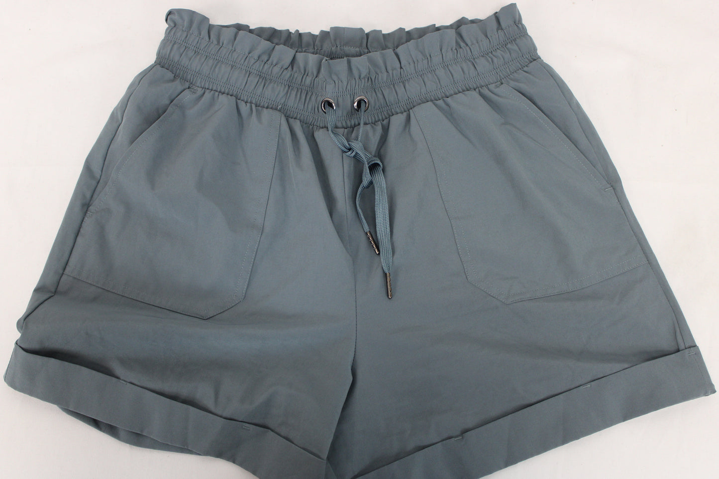 Danskin Drawstring Shorts, Gray, Women’s S