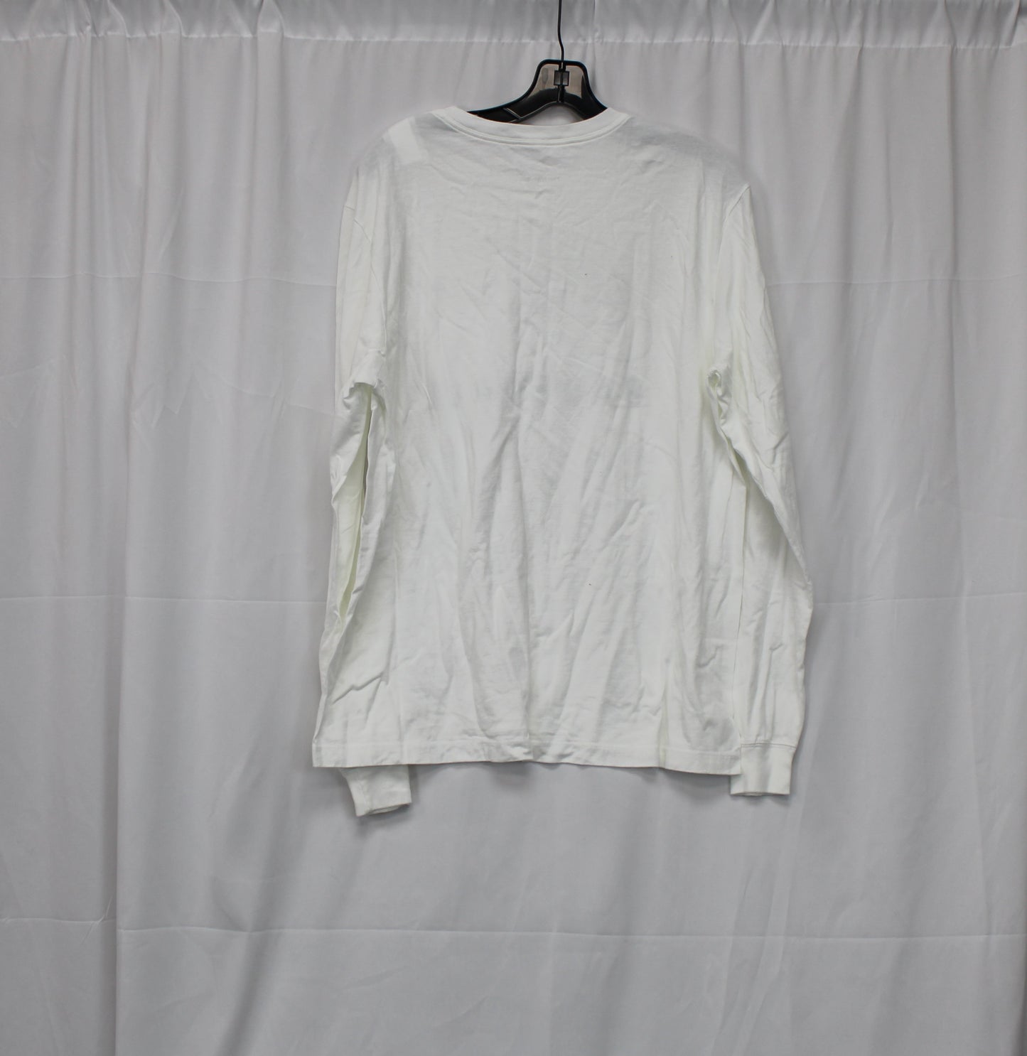 Nike The Nike Tee Baseball Long Sleeve T-Shirt, White, Men’s M