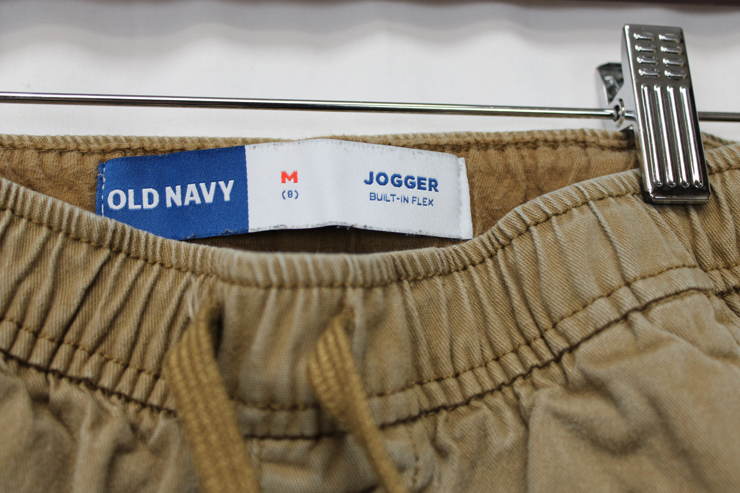 Old Navy Built in Flex Joggers, Khaki, Youth M