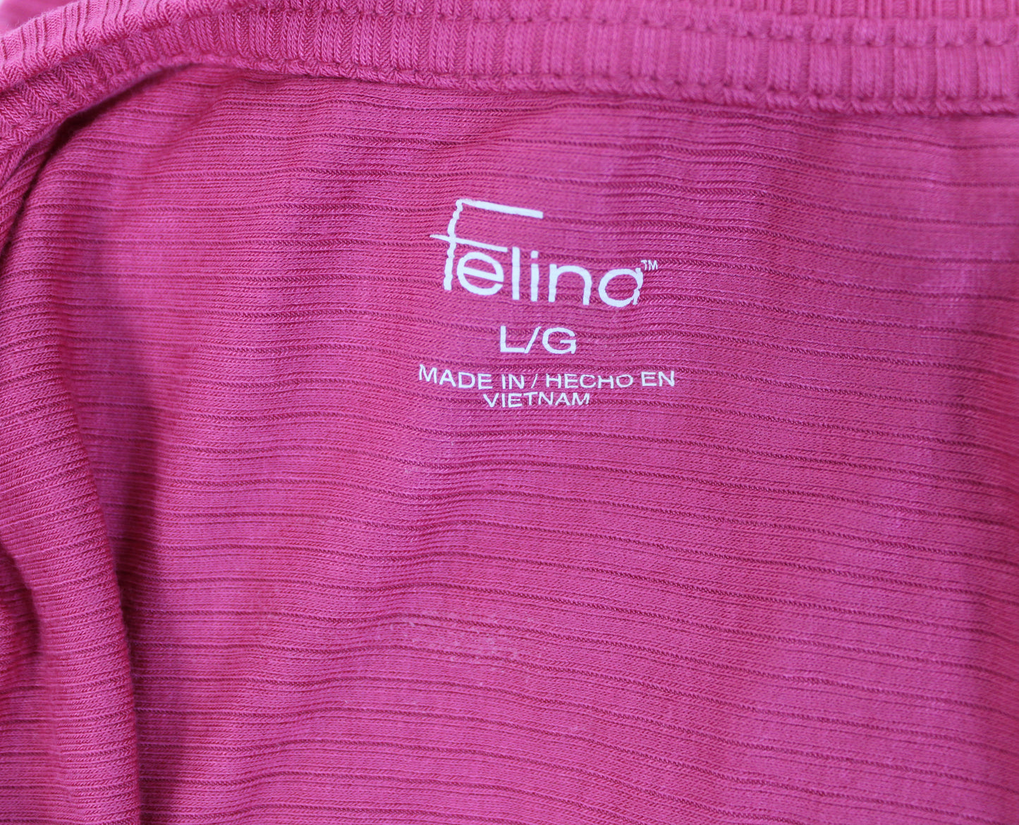 Felina Short Sleeve Top, Pink, Women’s L