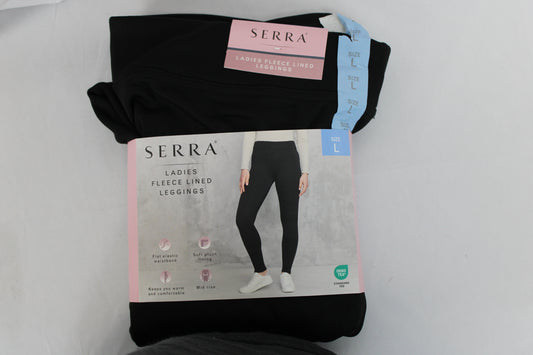 Serra Fleece Lined Leggings, Black, Women’s L