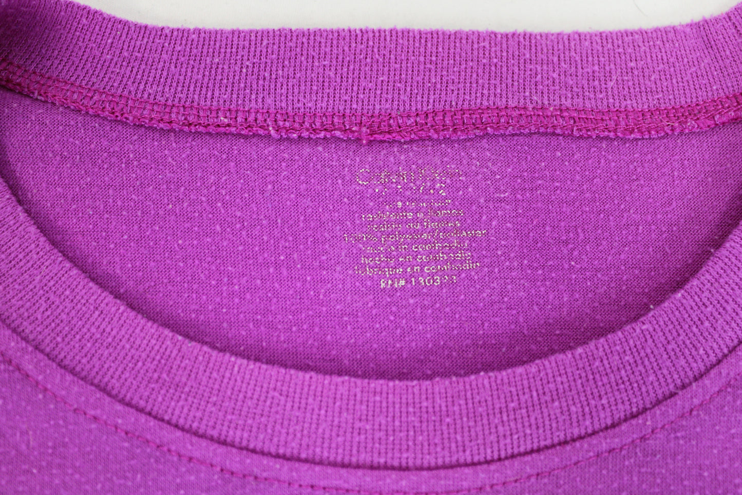 Calvin Klein Rainbow Heart T-Shirt, Purple, Girls M
