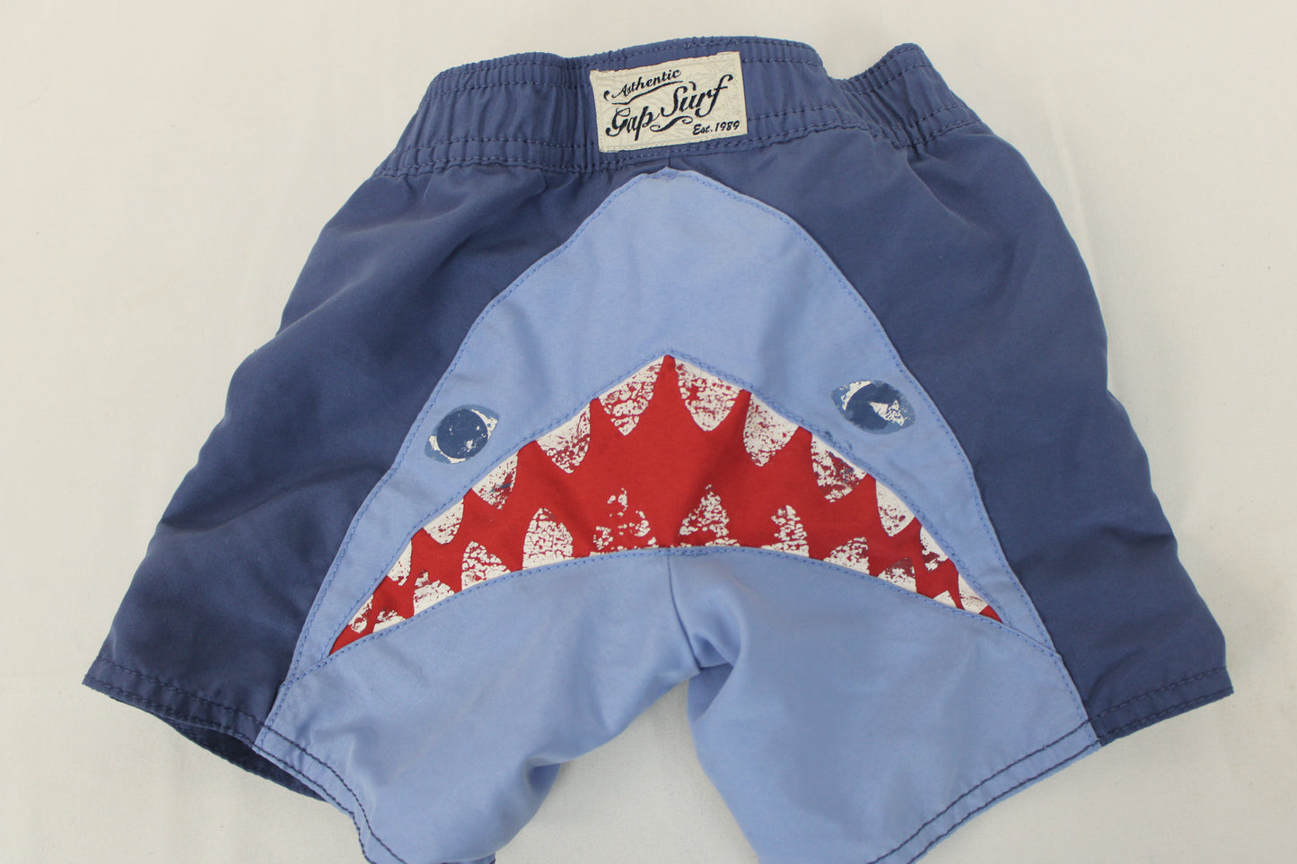 Baby Gap Shark Board Shorts, Blue, 3-6M