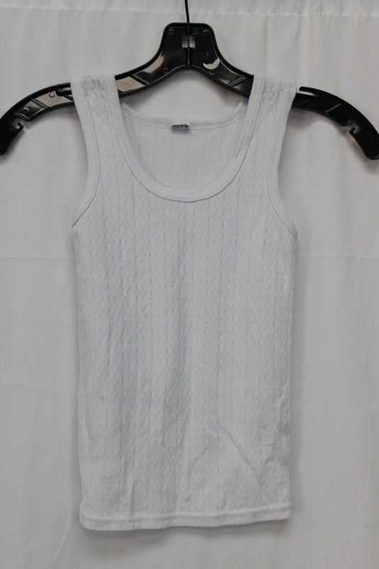 R&F Creaciones Tank Top, White, Youth 8