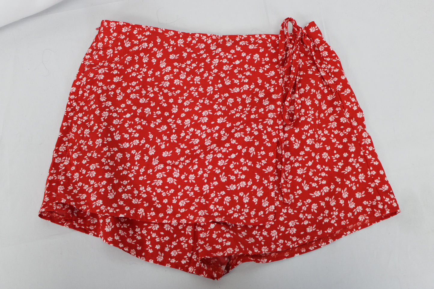SHIEN Floral Skort, Red, Women’s Petite M