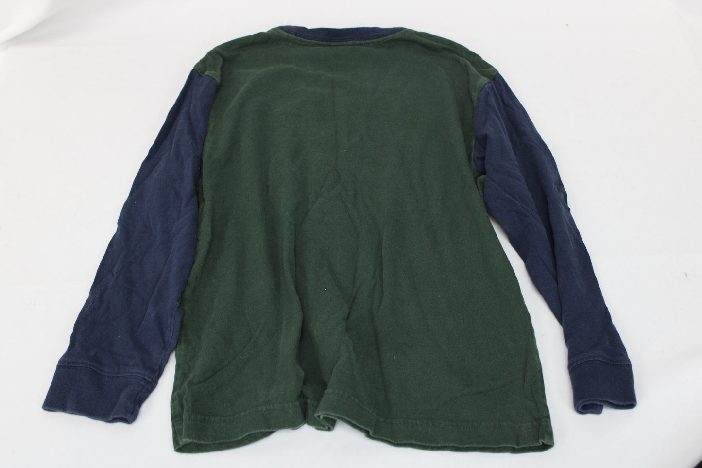 Old Navy Long Sleeve Shirt, Green/Blue, Boys M