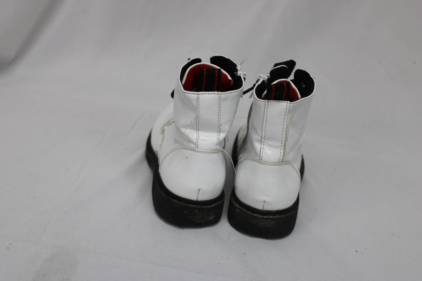 Sprox Zip Up Boots, White/Black, Youth 2