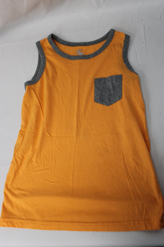 Place Sport Athletic Tank Top, Orange, Youth M