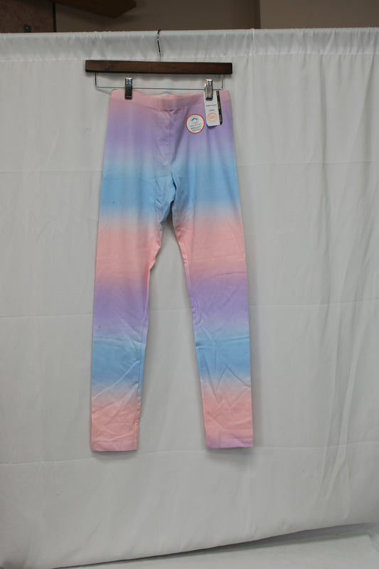 Wonder Nation Shrink Resistant Leggings, Purple/Pink/Blue, Youth XL