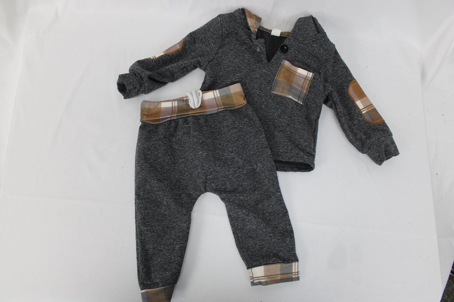 Two Piece Hoodie/Sweatpants, Gray, Youth 2T